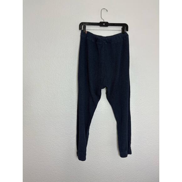 Lunya Restore Thermal Draped Jogger Medium Blue Waffle Knit Lounge Pants Comfort - Picture 13 of 14